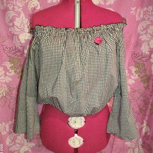 Forever 21 off shoulder crop top
